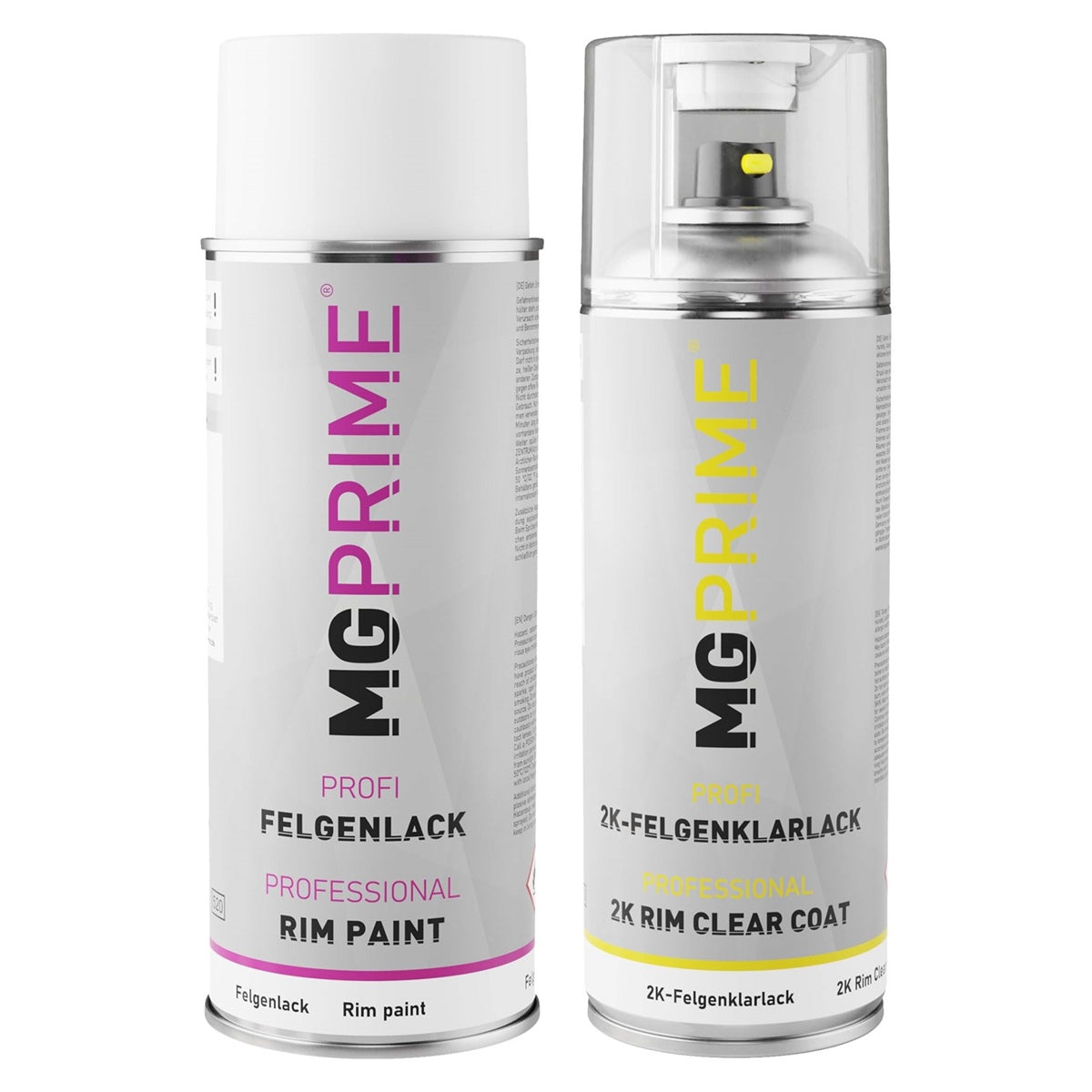 021 - MG PRIME Peinture grise & Vernis clair pour jantes