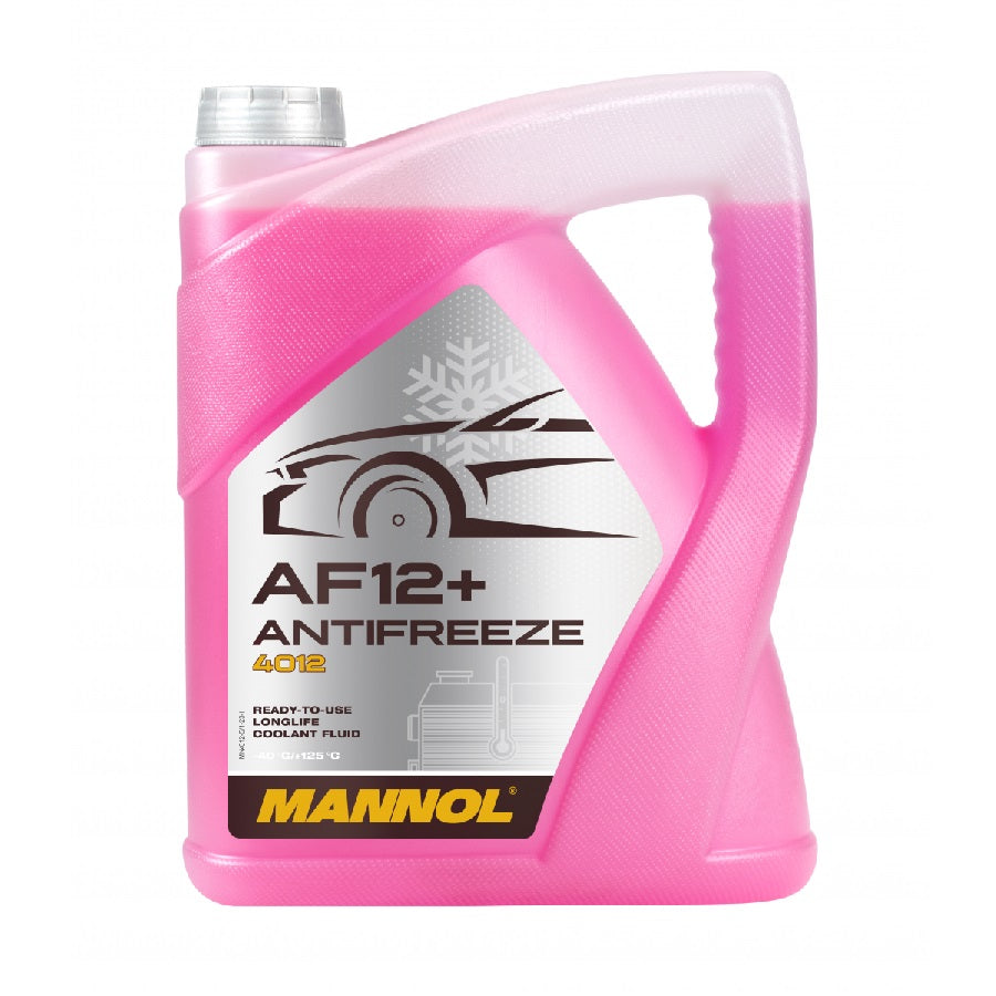 017 - MANNOL AF12+ (-40°C / +125°C) Longlife 4012 : Liquide de Refroidissement 5L