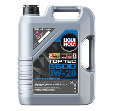 006 - LIQUI MOLY Top Tec 6600 0W-20 LM21411-5L